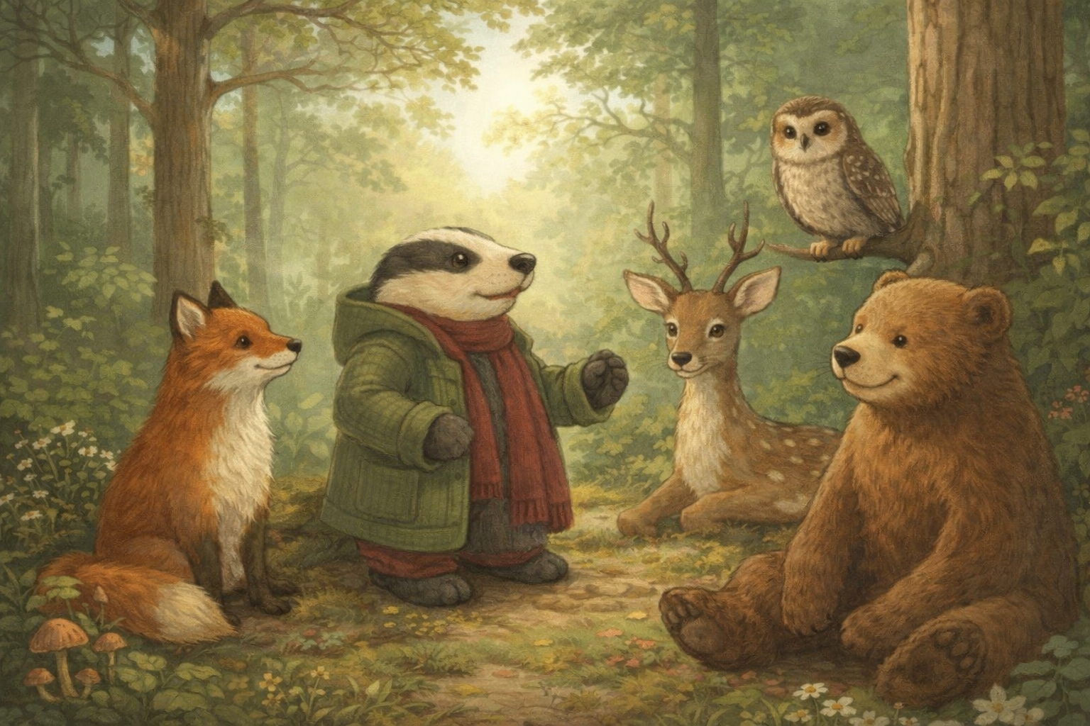 Hello, I’m Basil, a Honey Badger with a story to tell