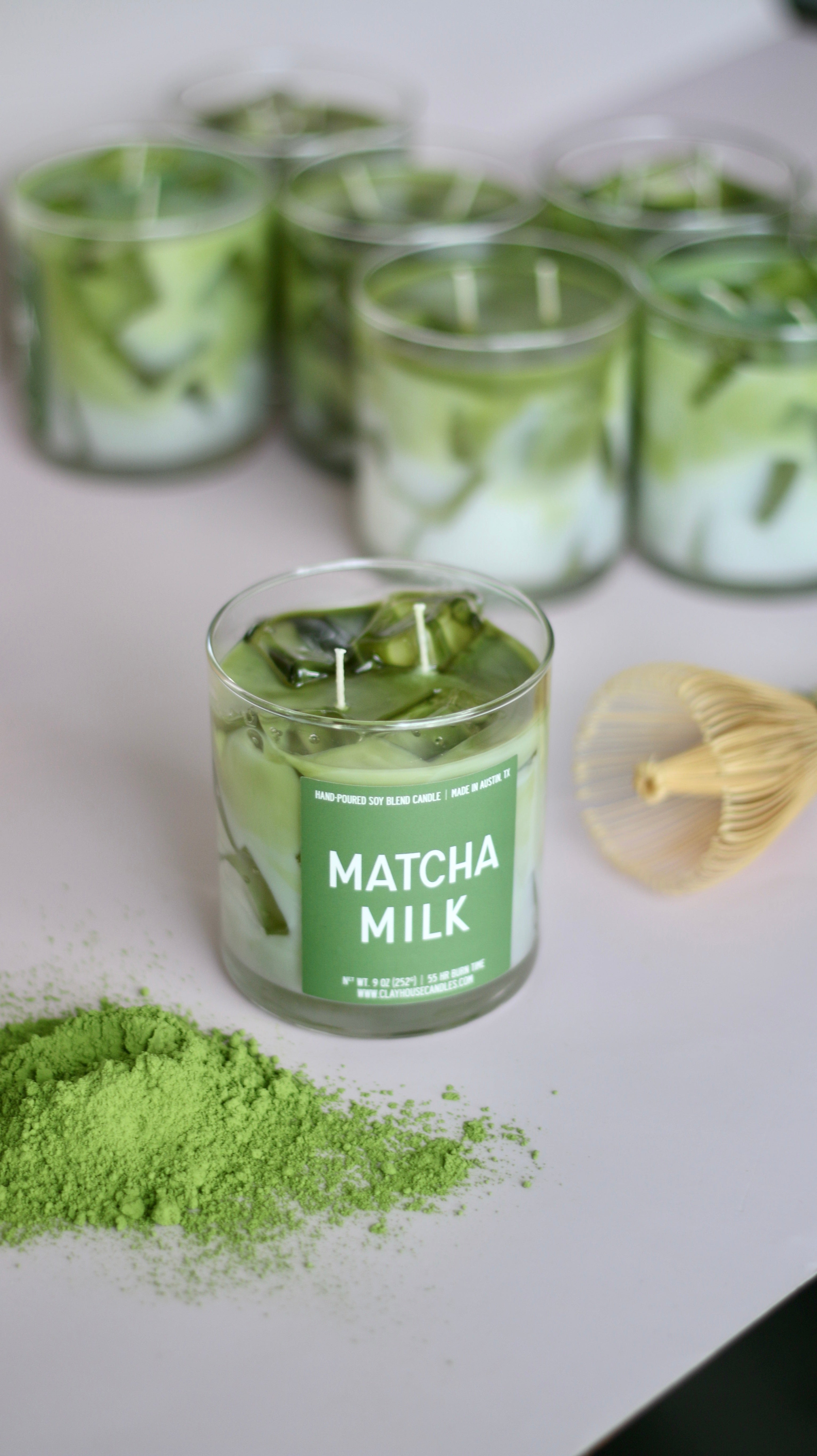 Candle | Matcha Milk Container Candle