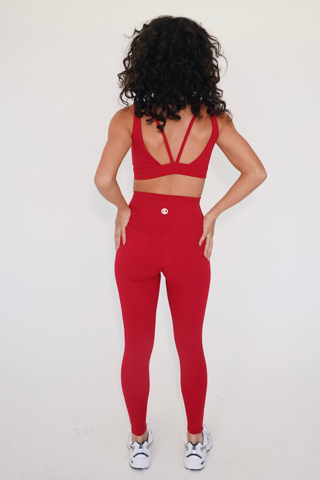Soy la calza de yoga roja de secado rápido Beautifully Radiant