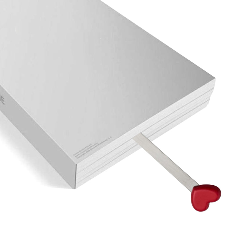 Stainless Steel Heart Bookmark