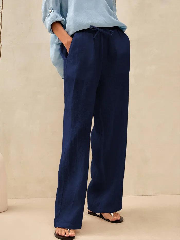 100 Linen Classic Pants Lyon