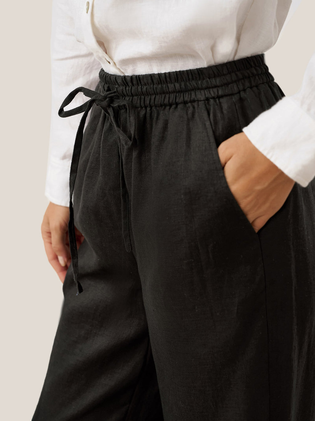 100 Linen Classic Pants Lyon