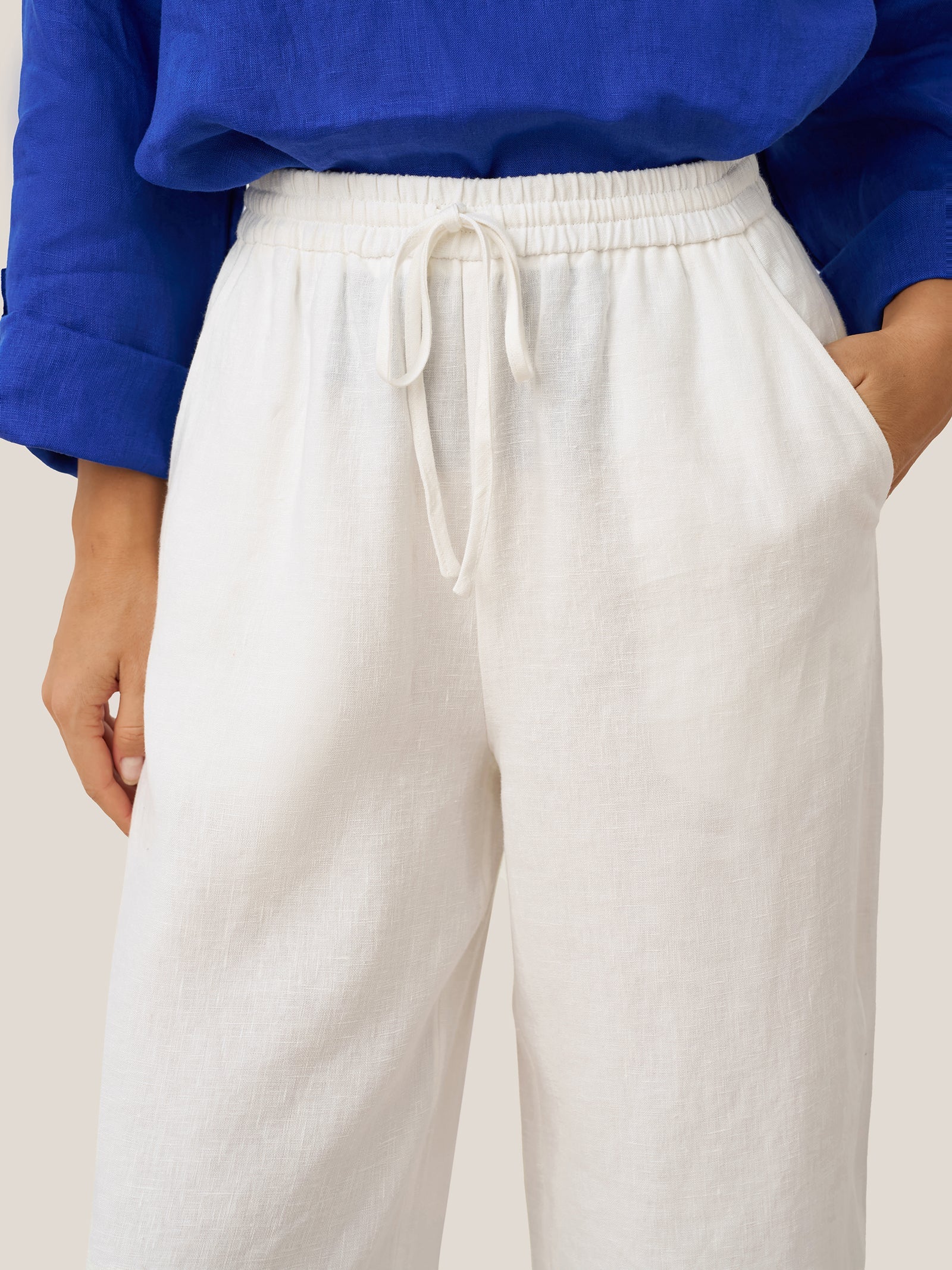 100 Linen Classic Pants Lyon