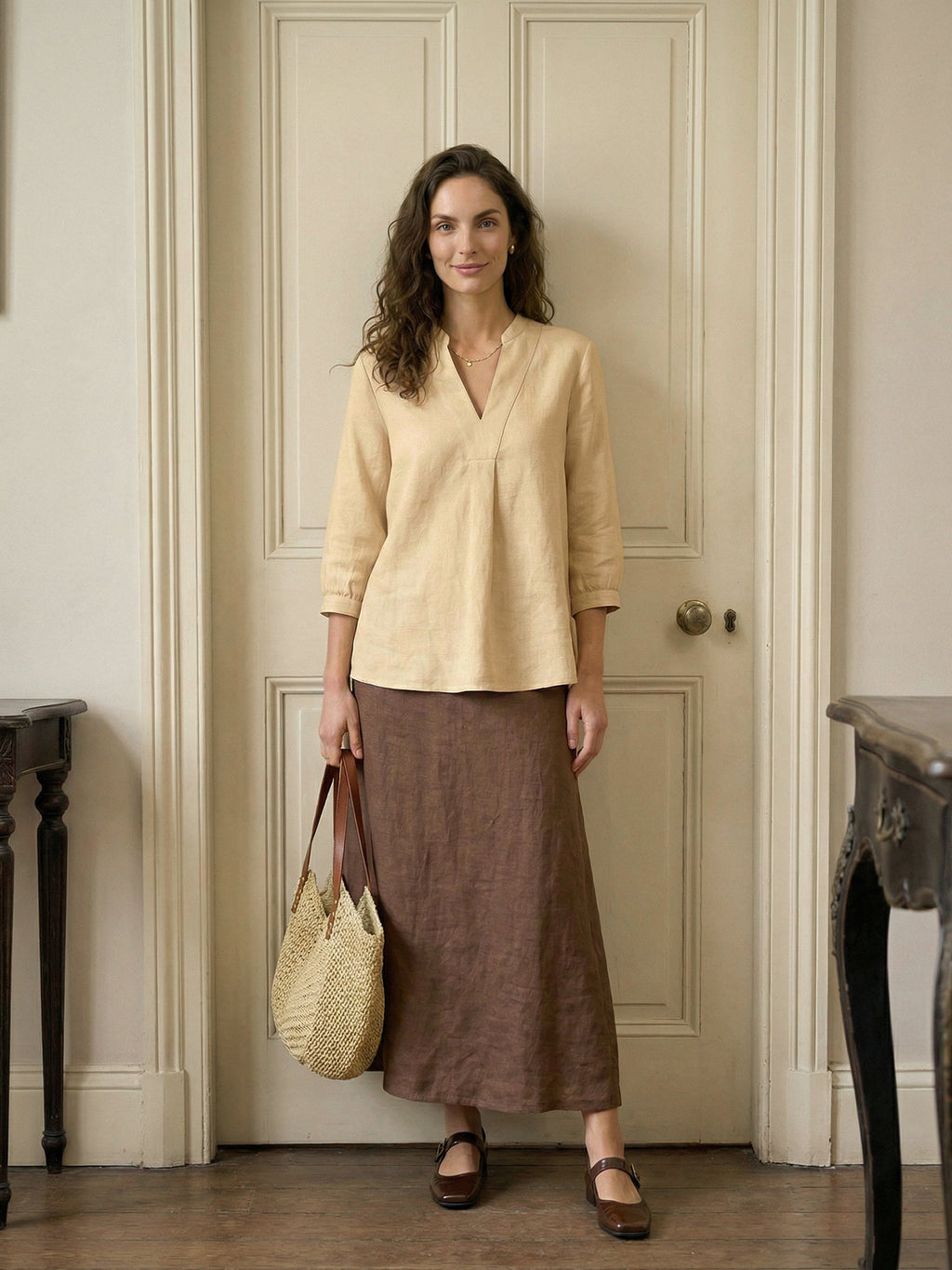100 Linen Dress Shirt Joanna