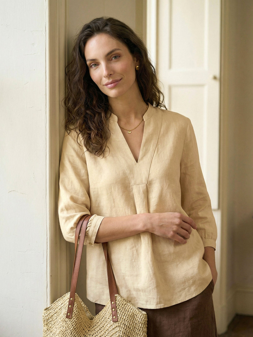 100 Linen Dress Shirt Joanna