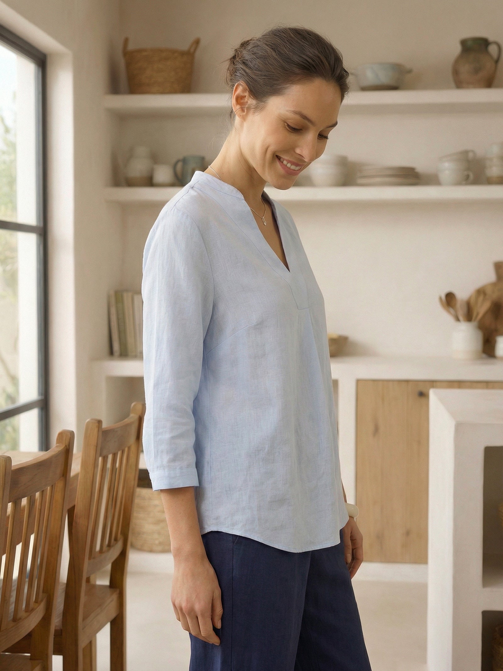 100 Linen Dress Shirt Joanna