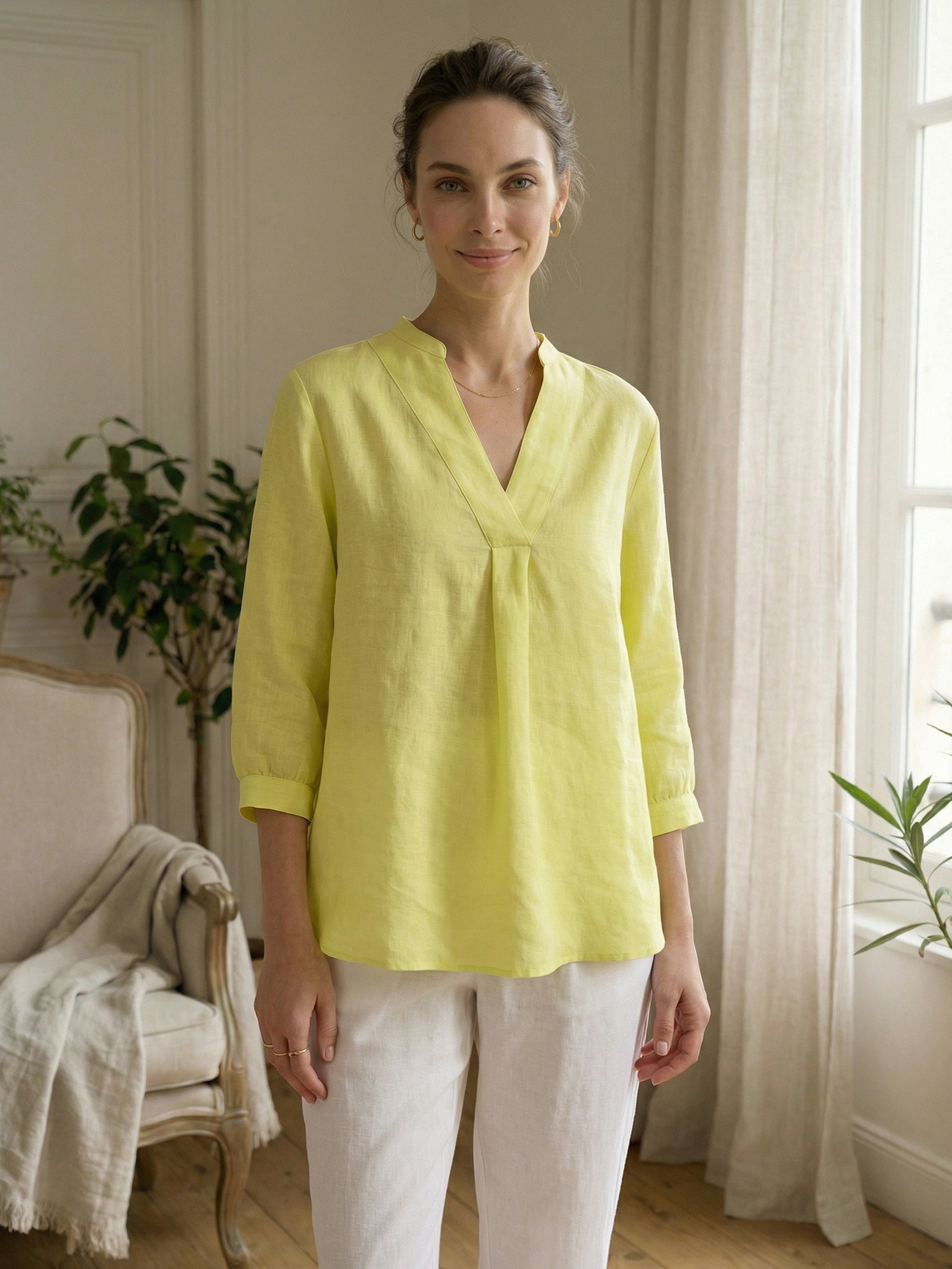 100 Linen Dress Shirt Joanna