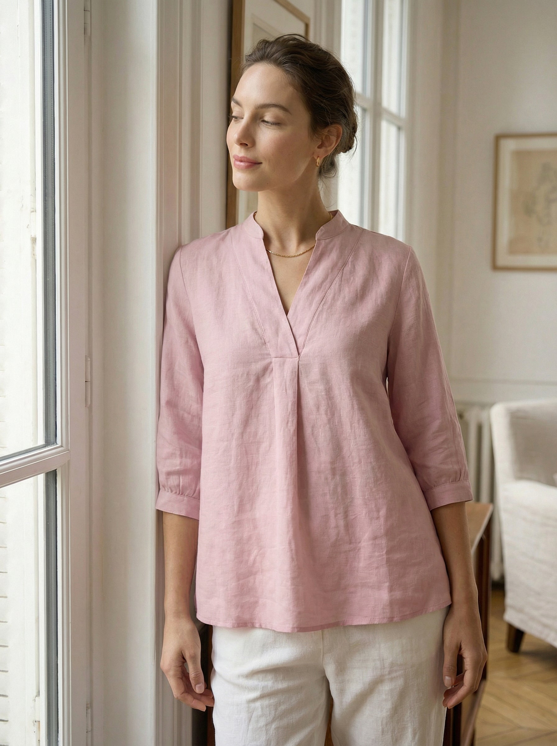 100 Linen Dress Shirt Joanna