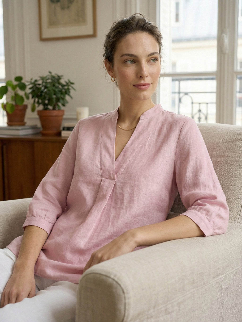 100 Linen Dress Shirt Joanna