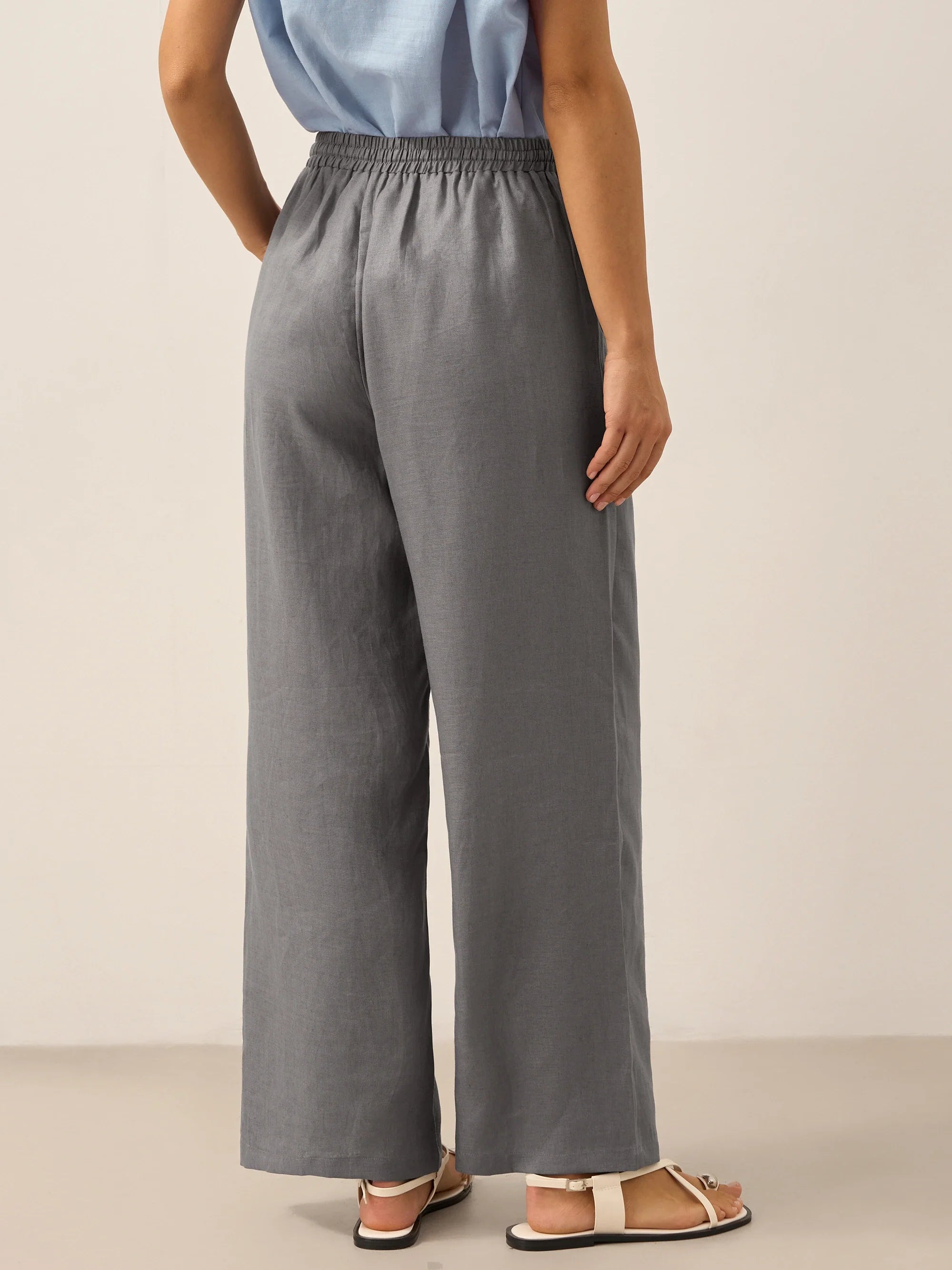 100 Linen Classic Pants Lyon