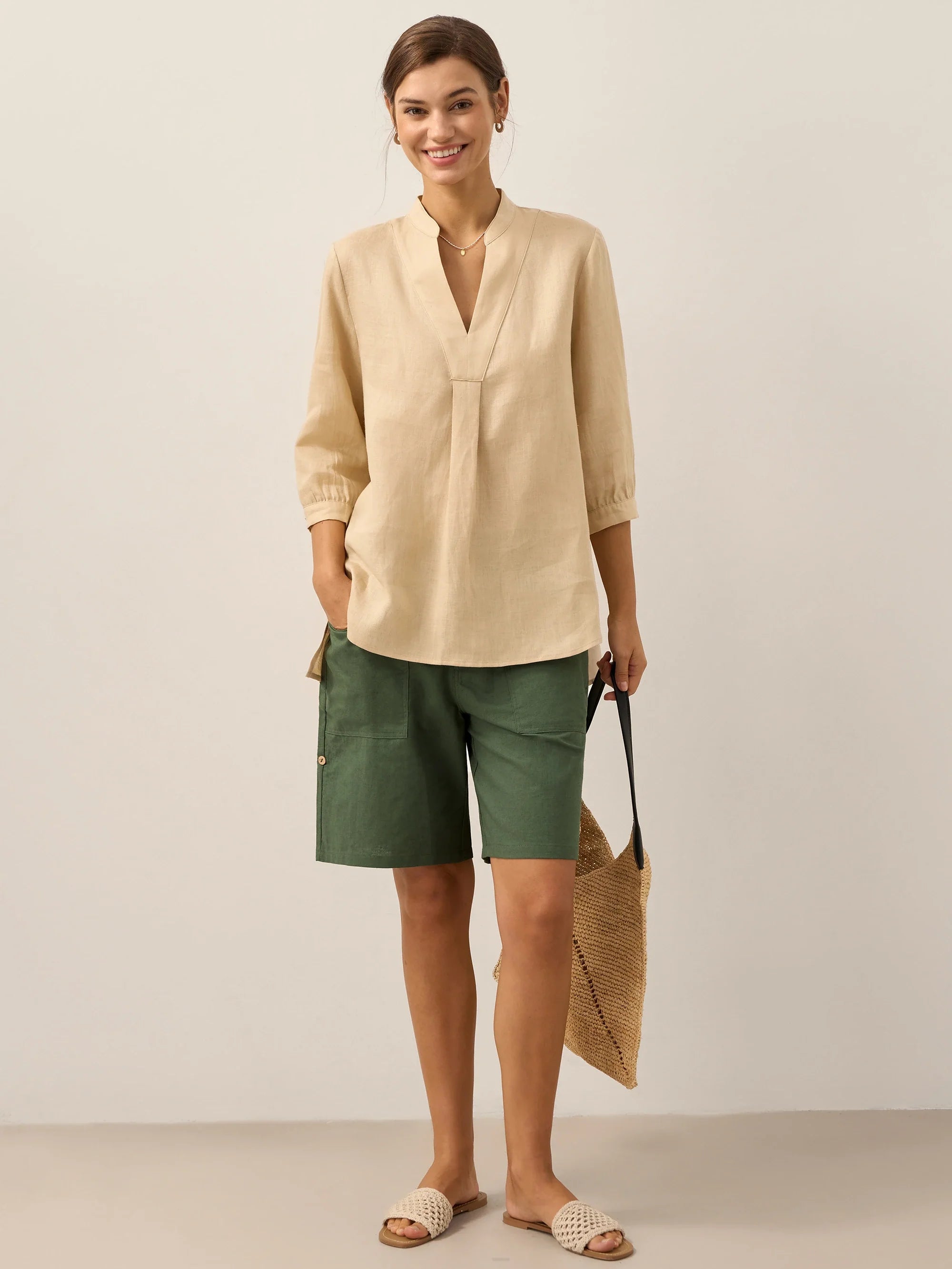 100 Linen Dress Shirt Joanna