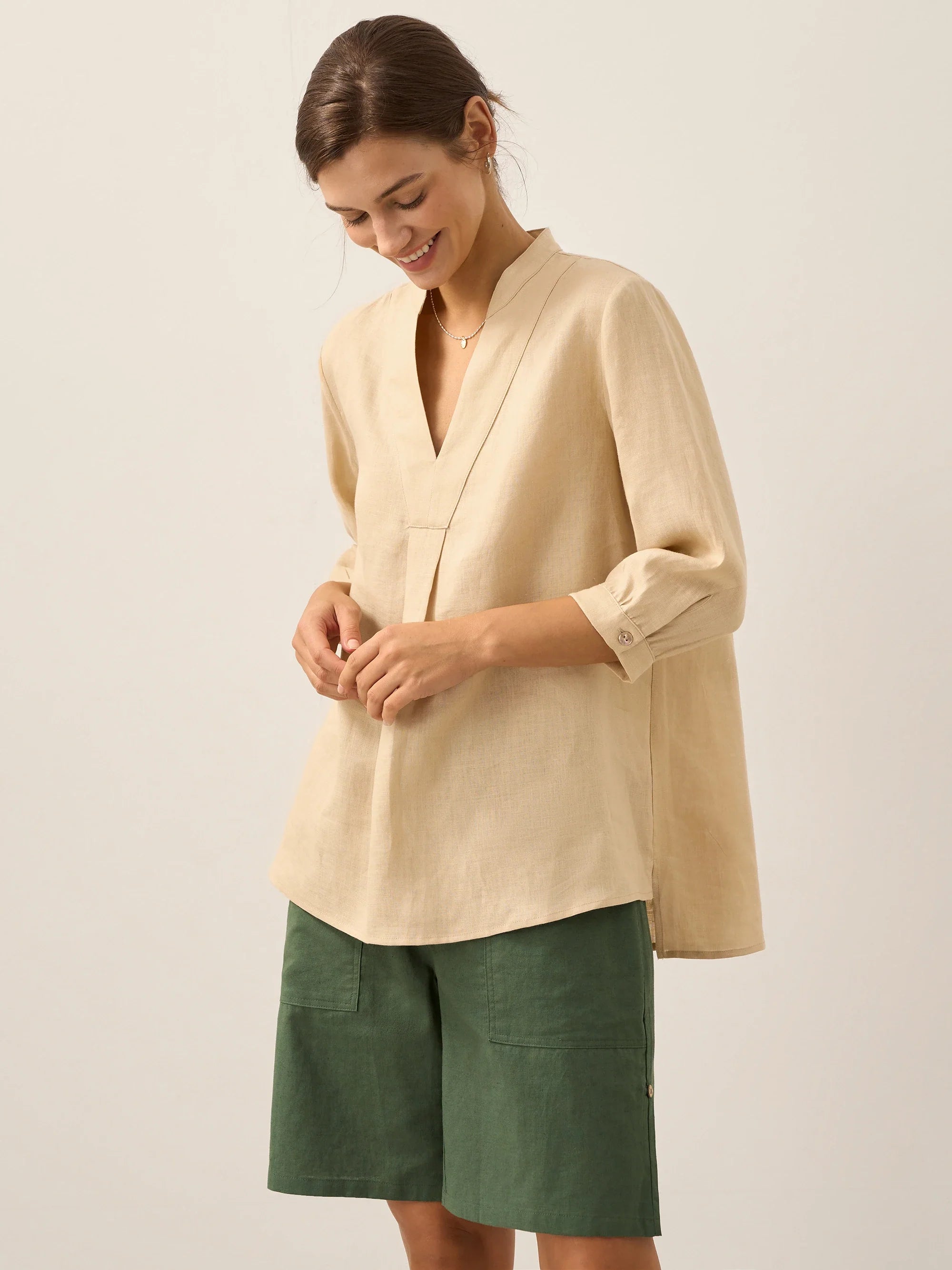 100 Linen Dress Shirt Joanna