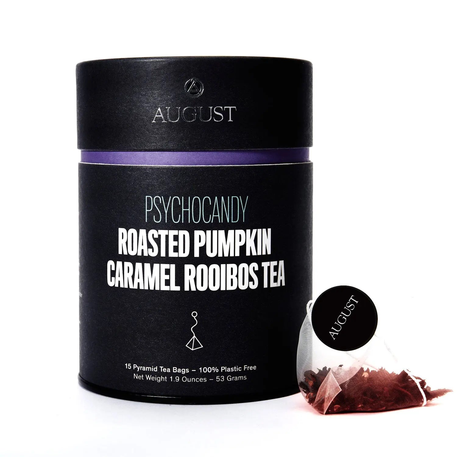 Psychocandy Roasted Pumpkin Caramel Rooibos Tea Caffeine Free 15 Tea Bags