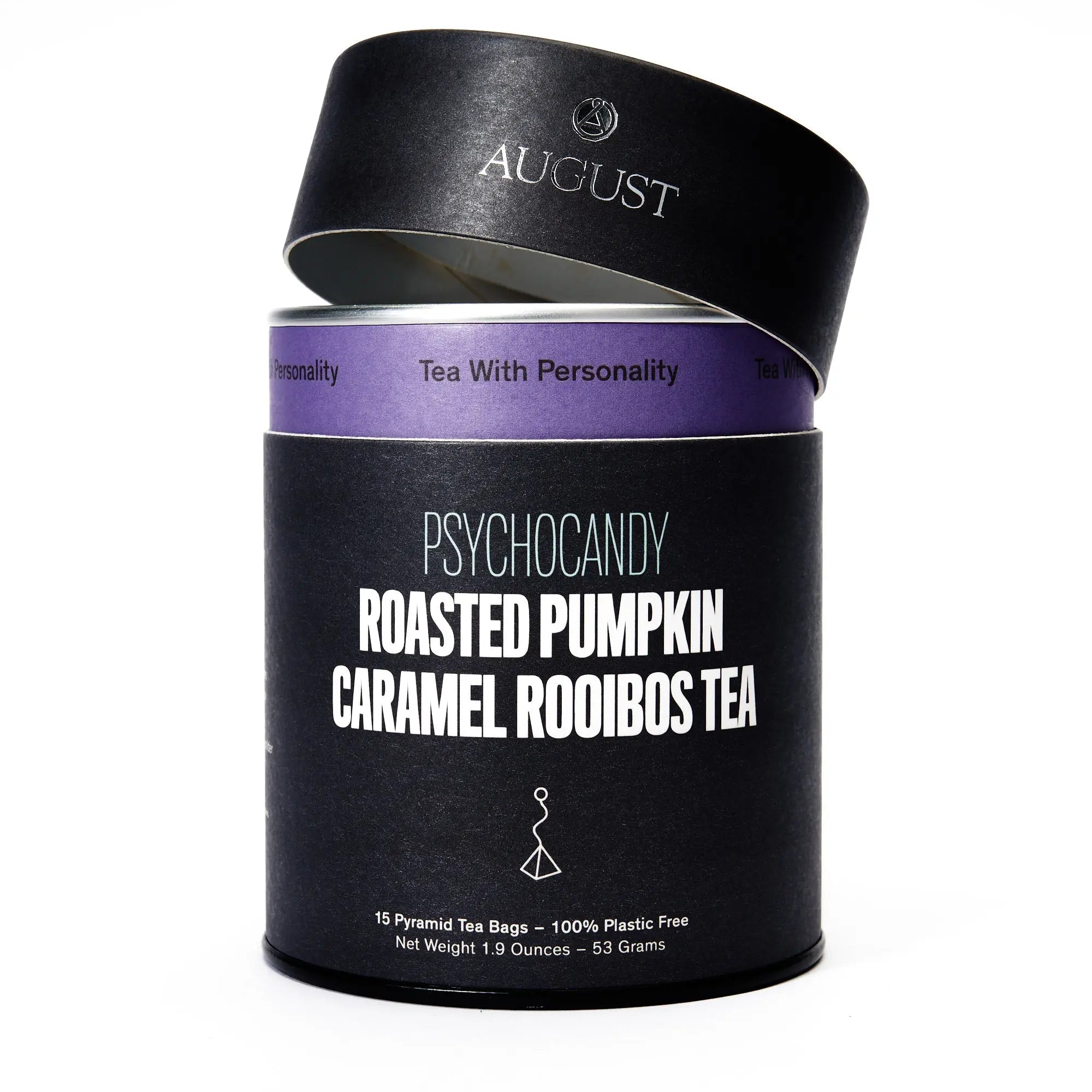 Psychocandy Roasted Pumpkin Caramel Rooibos Tea Caffeine Free 15 Tea Bags