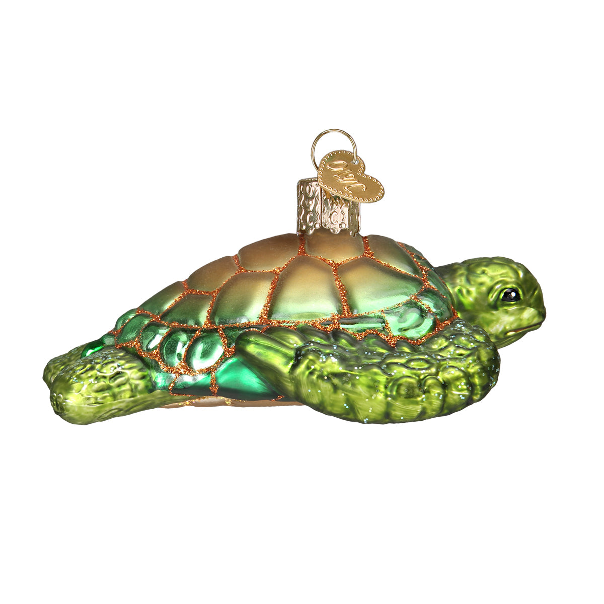 Adorno de tortuga marina verde