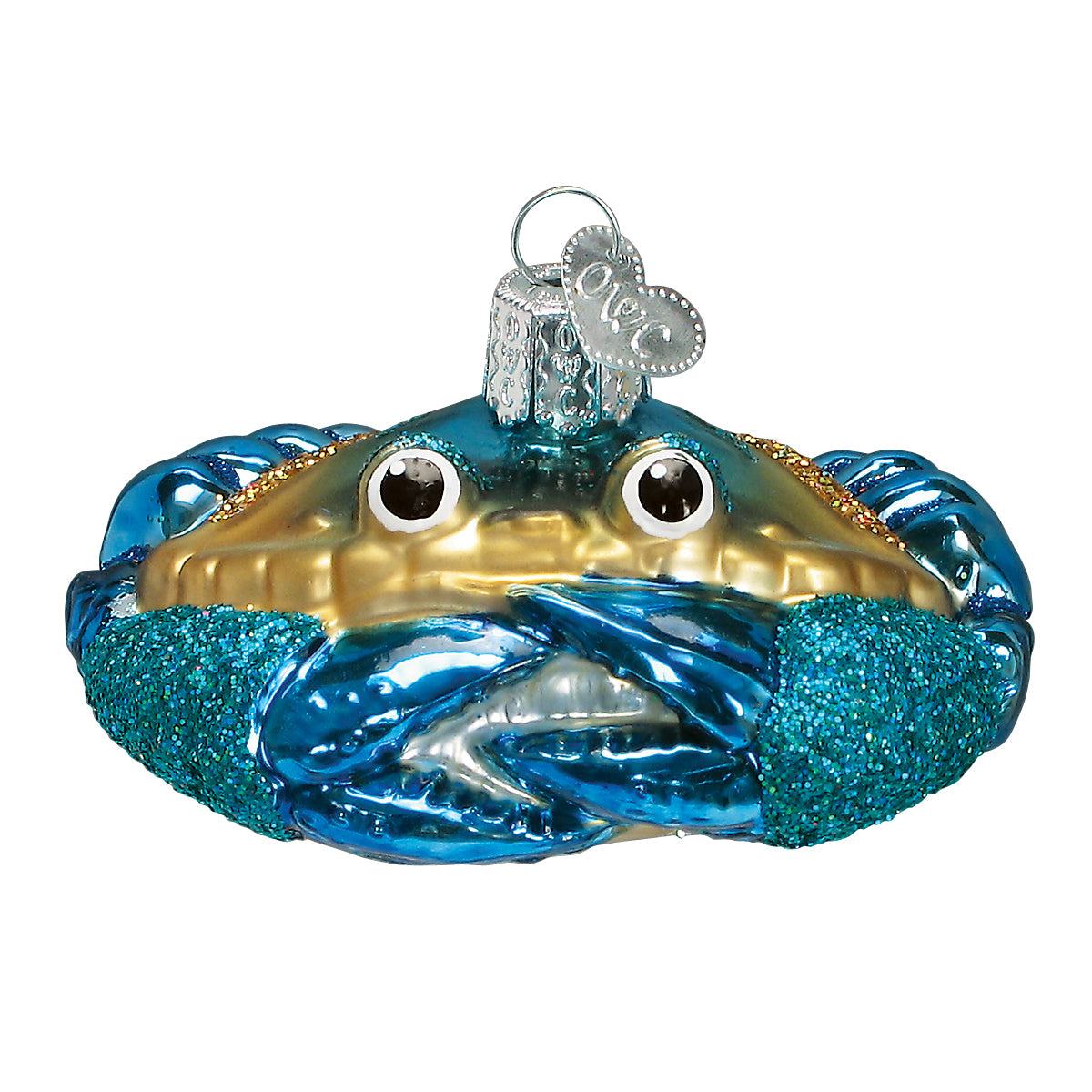 Adorno de cangrejo azul