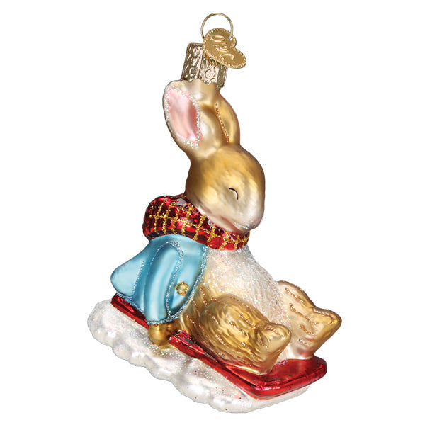 Adorno de Peter Rabbit en Trineo