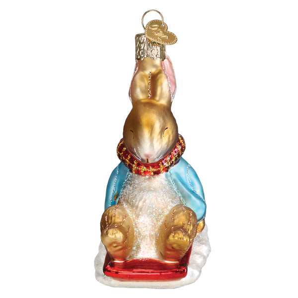 Adorno de Peter Rabbit en Trineo