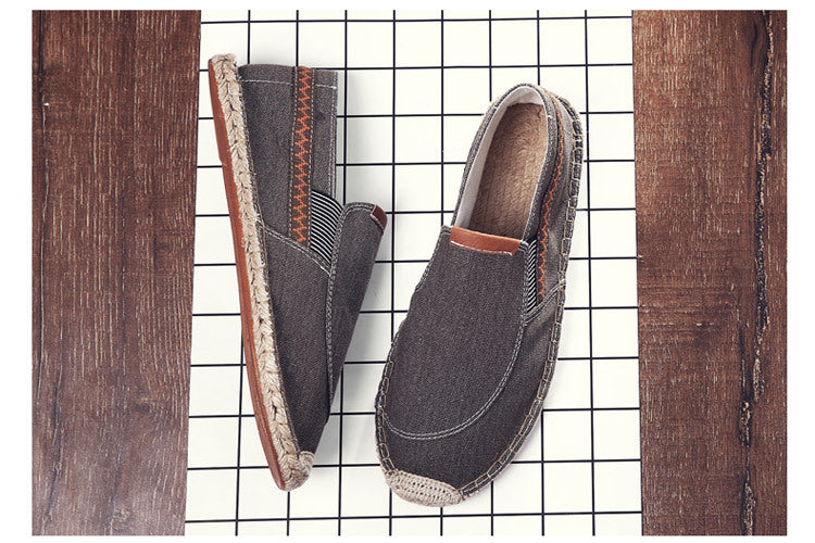 Zapatos de cáñamo hechos a mano