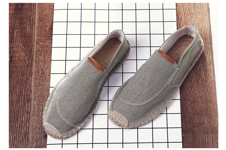 Zapatos de cáñamo hechos a mano