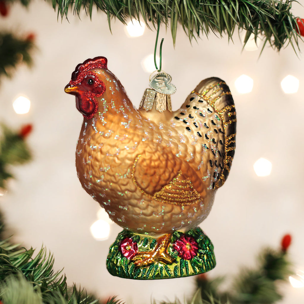 Adorno de Navidad de pollito de primavera