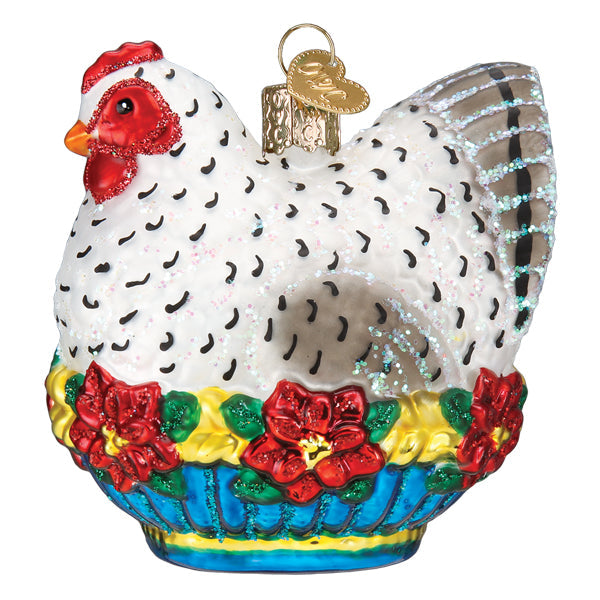 Adorno de gallina francesa