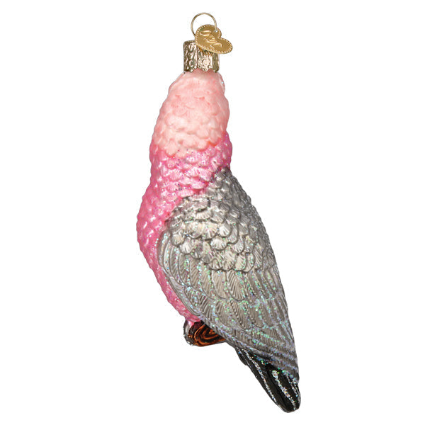 Adorno de cacatúa rosada