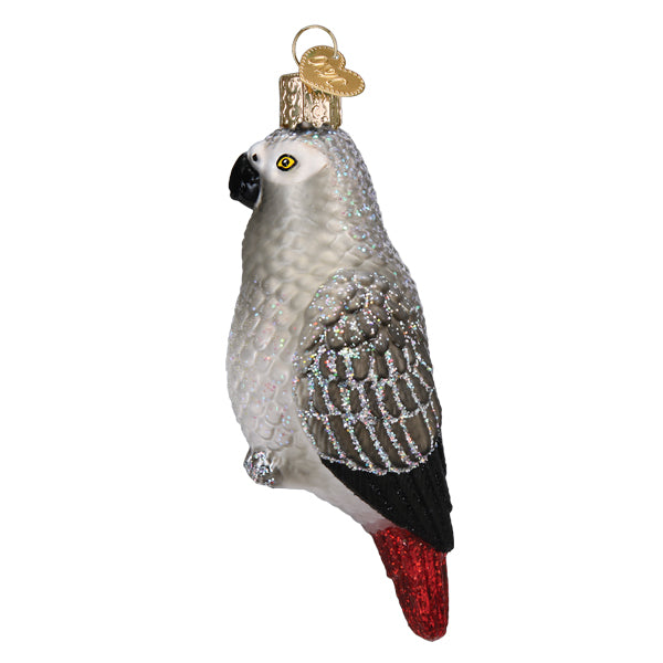 Adorno de Loro Gris Africano