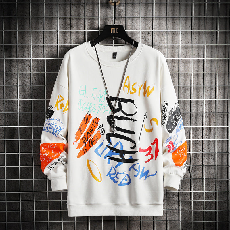 Sudadera de cuello redondo SingleRoad para hombre, Harajuku oversize, ropa de calle japonesa, Hip Hop, sudadera con capucha negra para hombre
