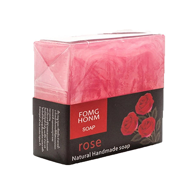Jabón tailandés de sal marina natural, rosa, para eliminar ácaros, para manos
