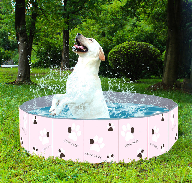 Piscina para Perros Spa Portátil Interior Exterior Bañera Plegable