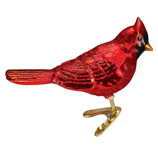 Adorno Cardenal Rojo Brillante del Norte