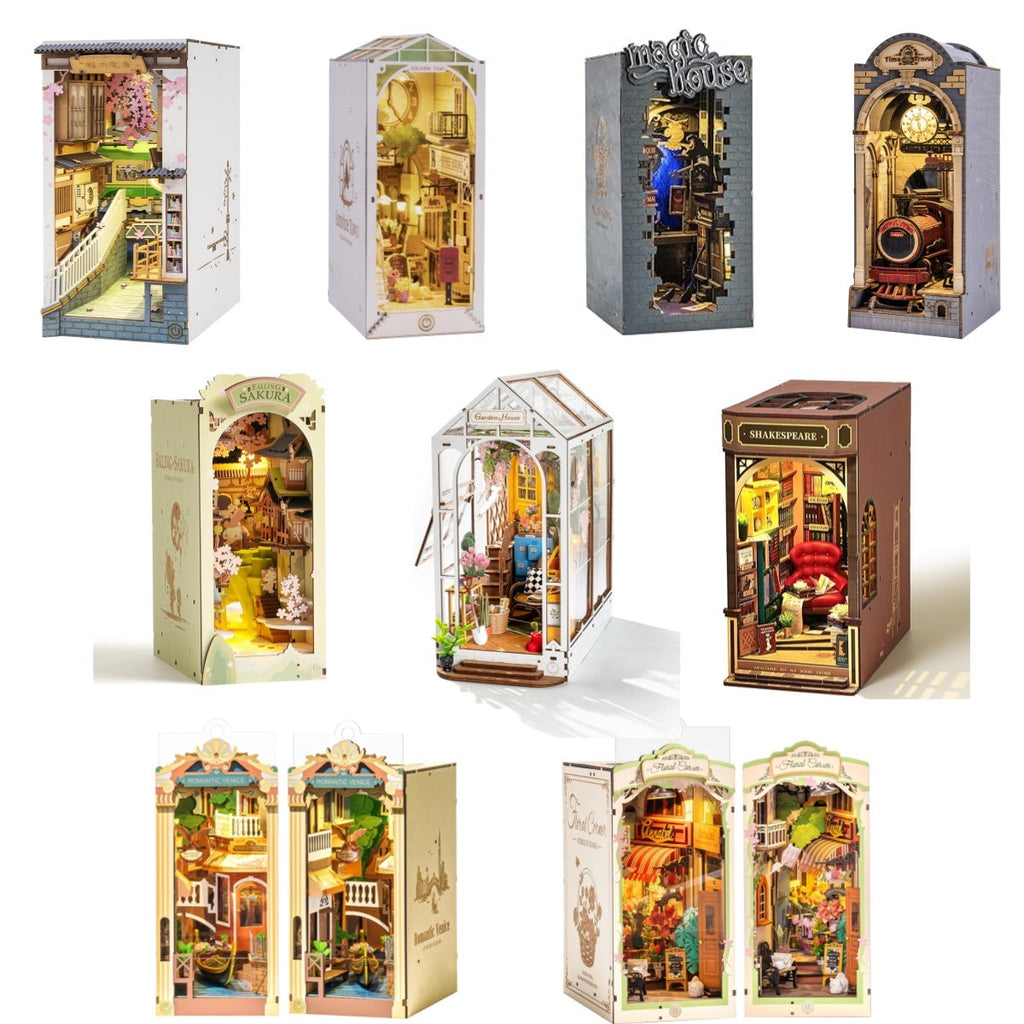 Bookshelf Decor | Miniture House | Diy Book Nook Kit