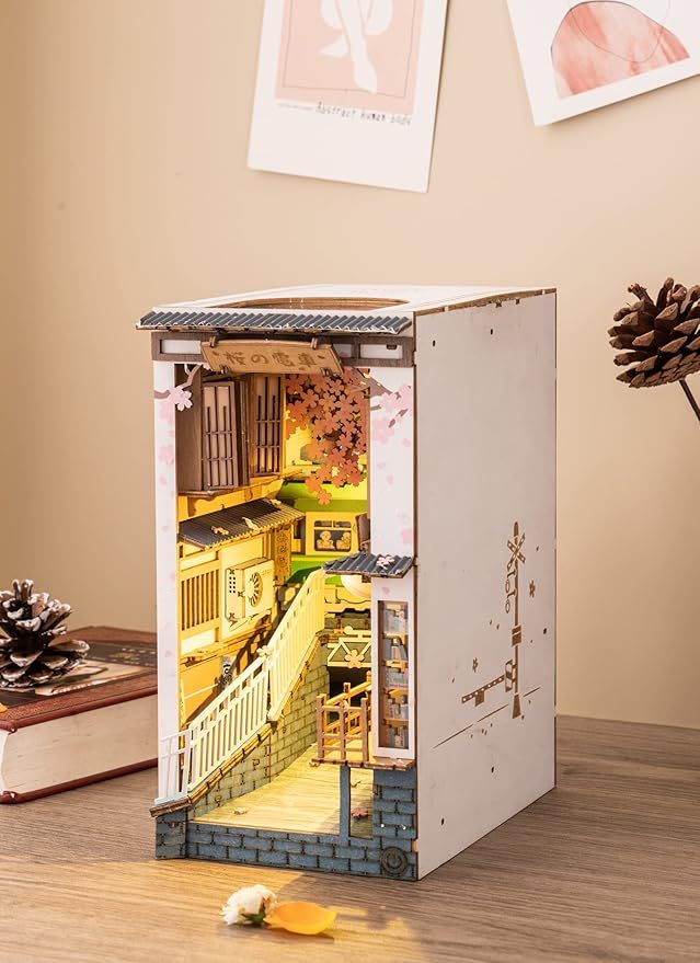 Bookshelf Decor | Miniture House | Diy Book Nook Kit