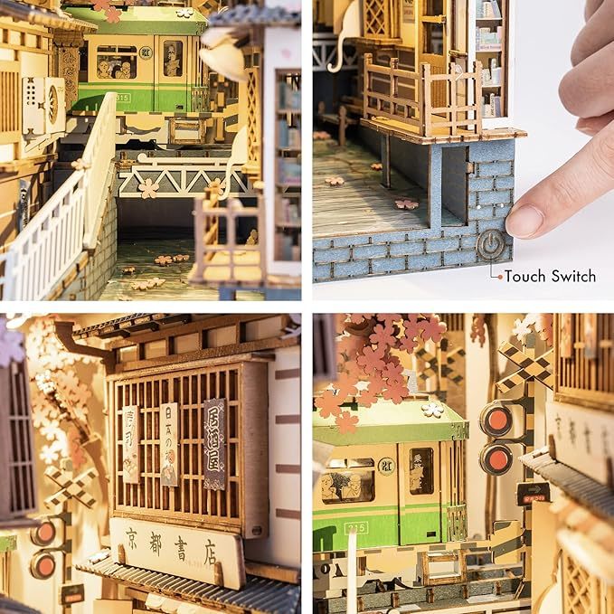 Bookshelf Decor | Miniture House | Diy Book Nook Kit