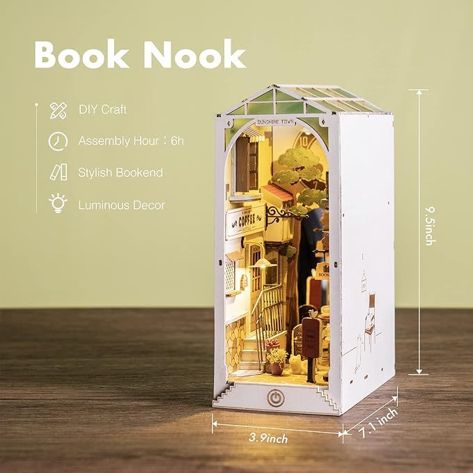 Bookshelf Decor | Miniture House | Diy Book Nook Kit