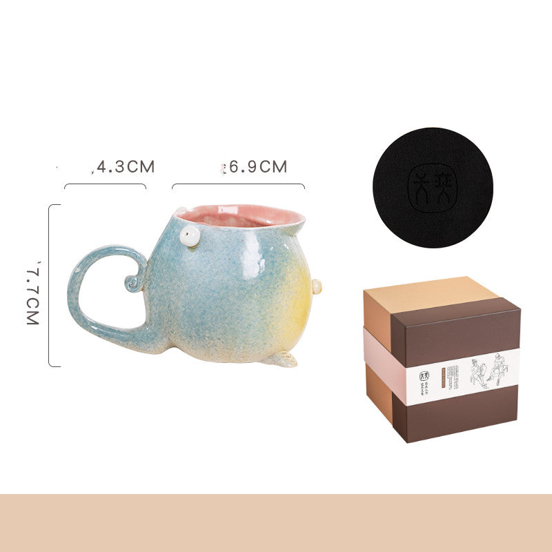 Taza de cerámica con diseño creativo y personalidad de moda
