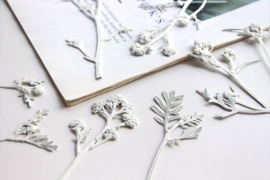 Silver Chrysanthemum Bookmark