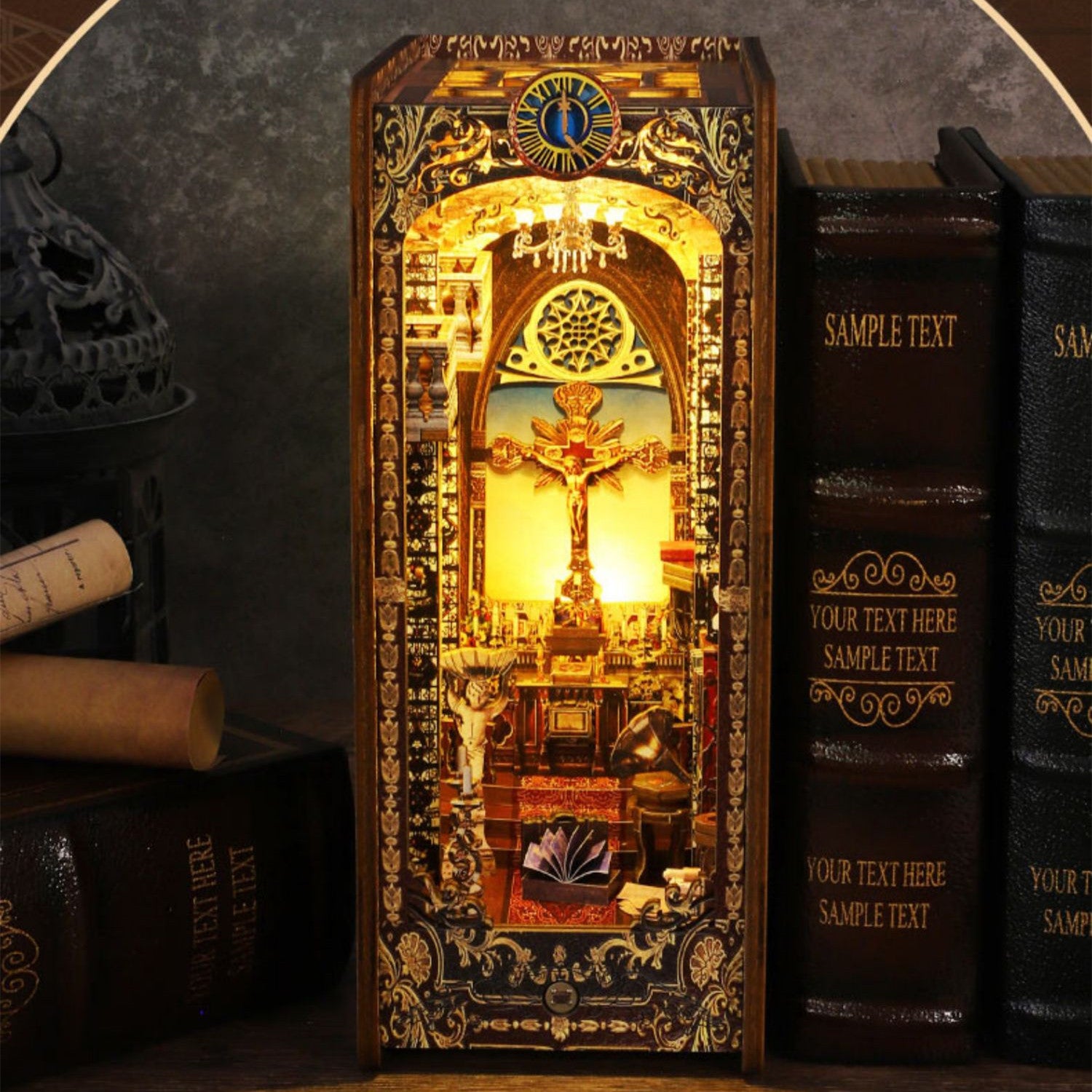 Pacto de cabina 3D DIY para libros