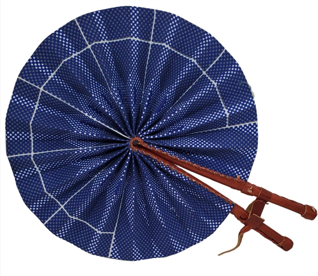 Fan | African Wax Print Fan, Handmade in Ghana