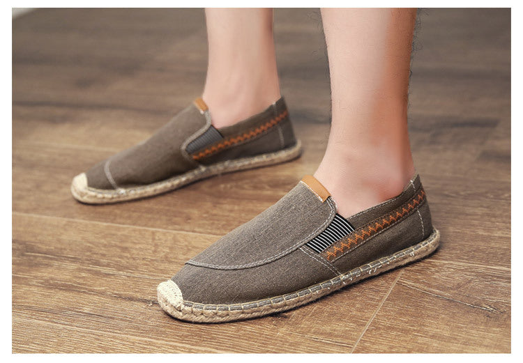 Zapatos de cáñamo hechos a mano