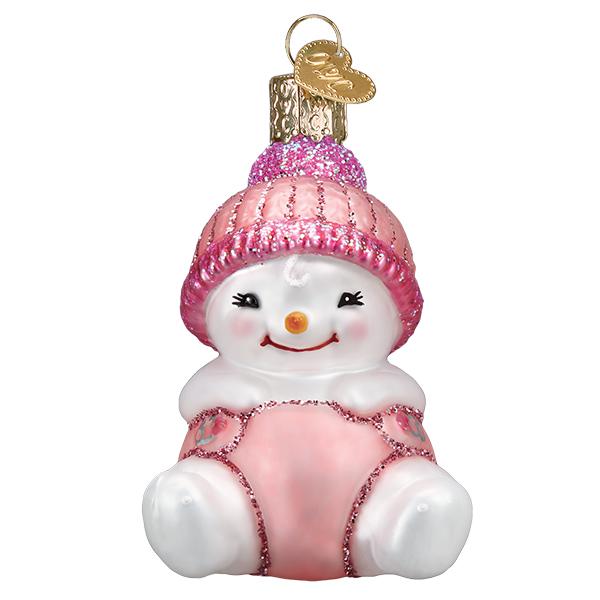Adorno de Bebé Niña Nieve