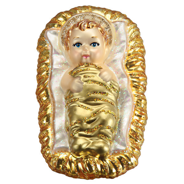 Adorno del Niño Jesús en el Pesebre