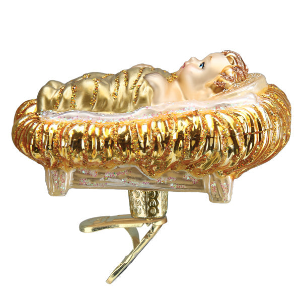 Adorno del Niño Jesús en el Pesebre
