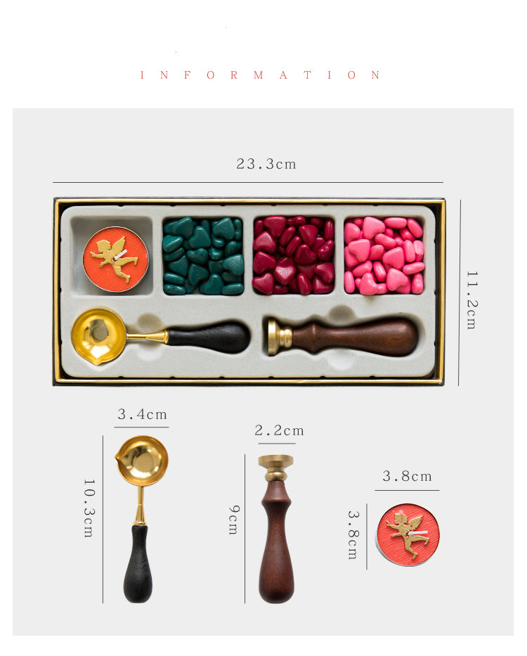 Juego de cera para sellado de sobres