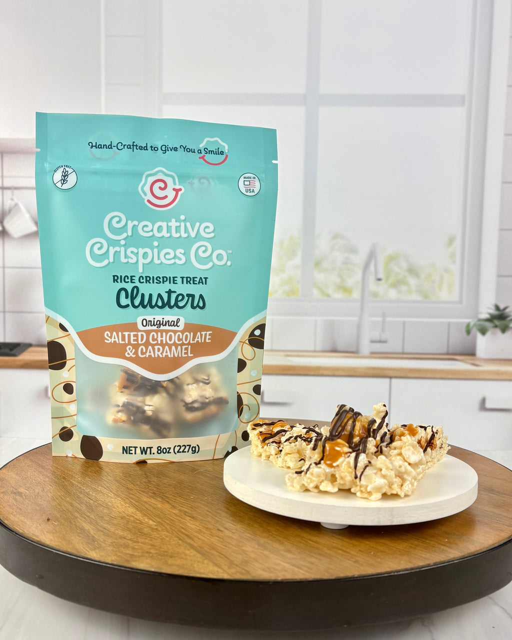 Clusters de chocolate negro, caramelo y sal marina Original Crispie Mix Clusters