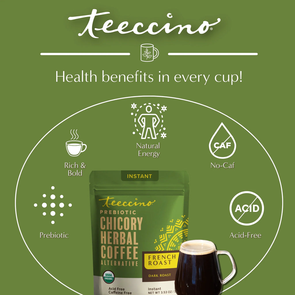 Herbal Coffee | Teeccino | Instant French Roast Herbal Coffee