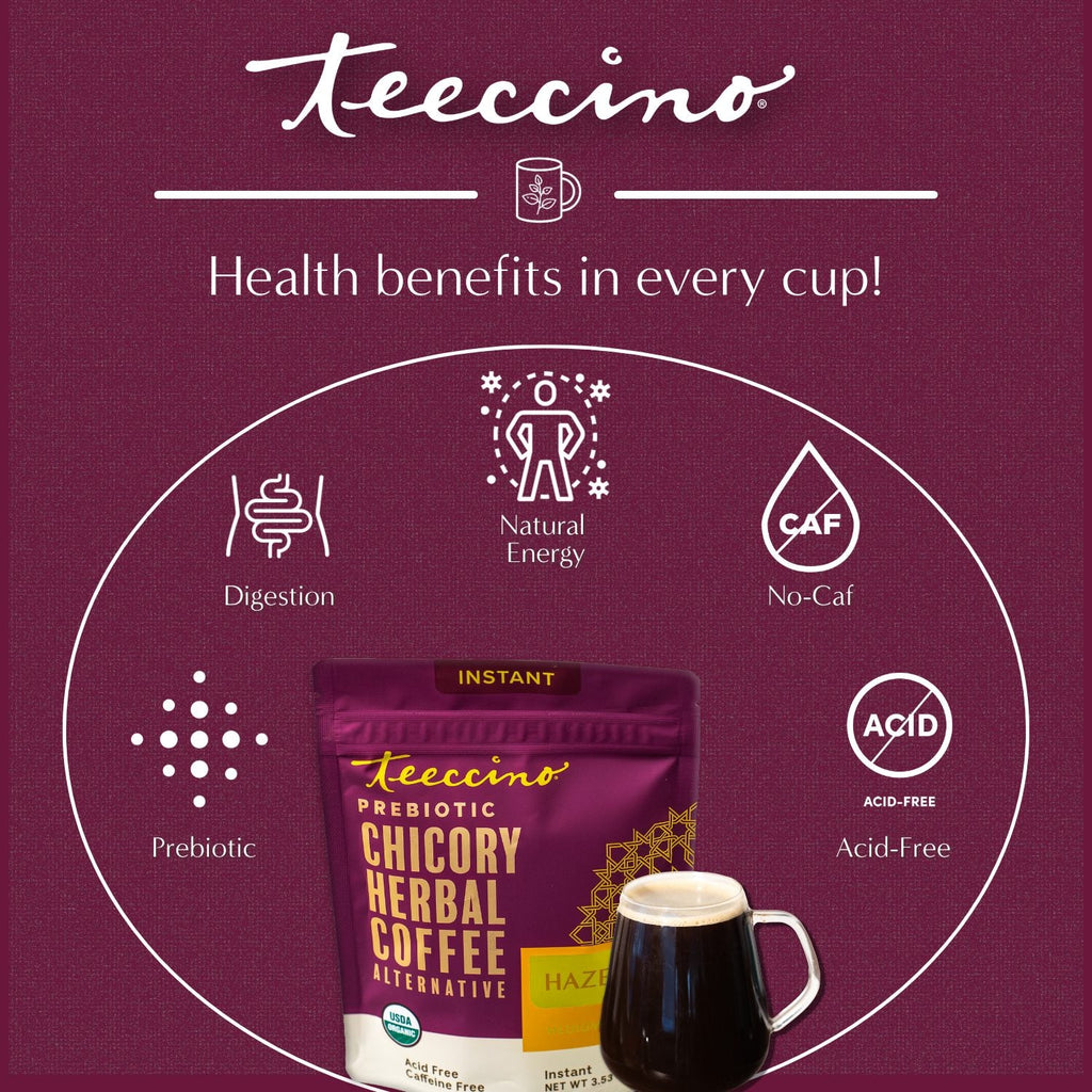 Herbal Coffee | Teeccino | Instant Hazelnut Herbal Coffee