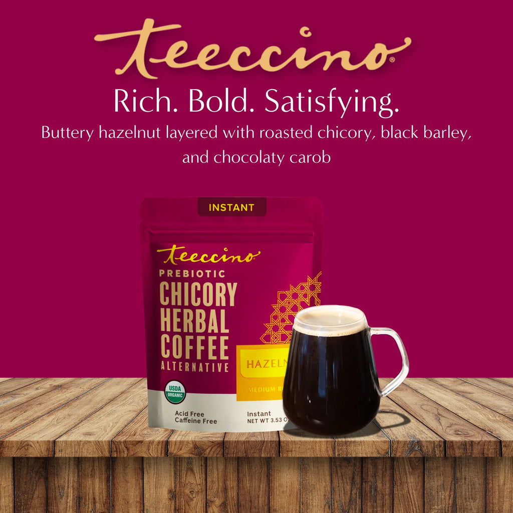 Herbal Coffee | Teeccino | Instant Hazelnut Herbal Coffee