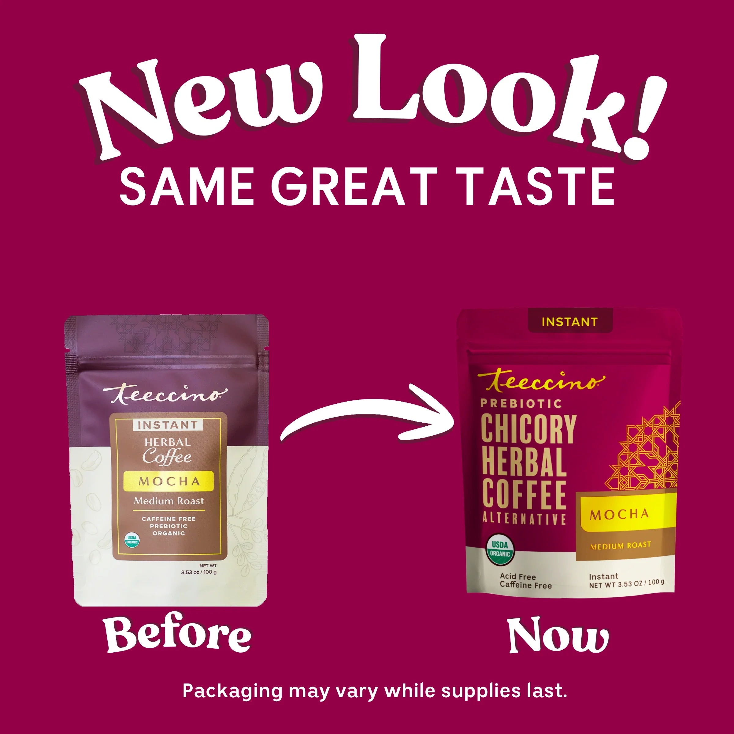 Herbal Coffee | Teeccino | Instant Mocha Herbal Coffee